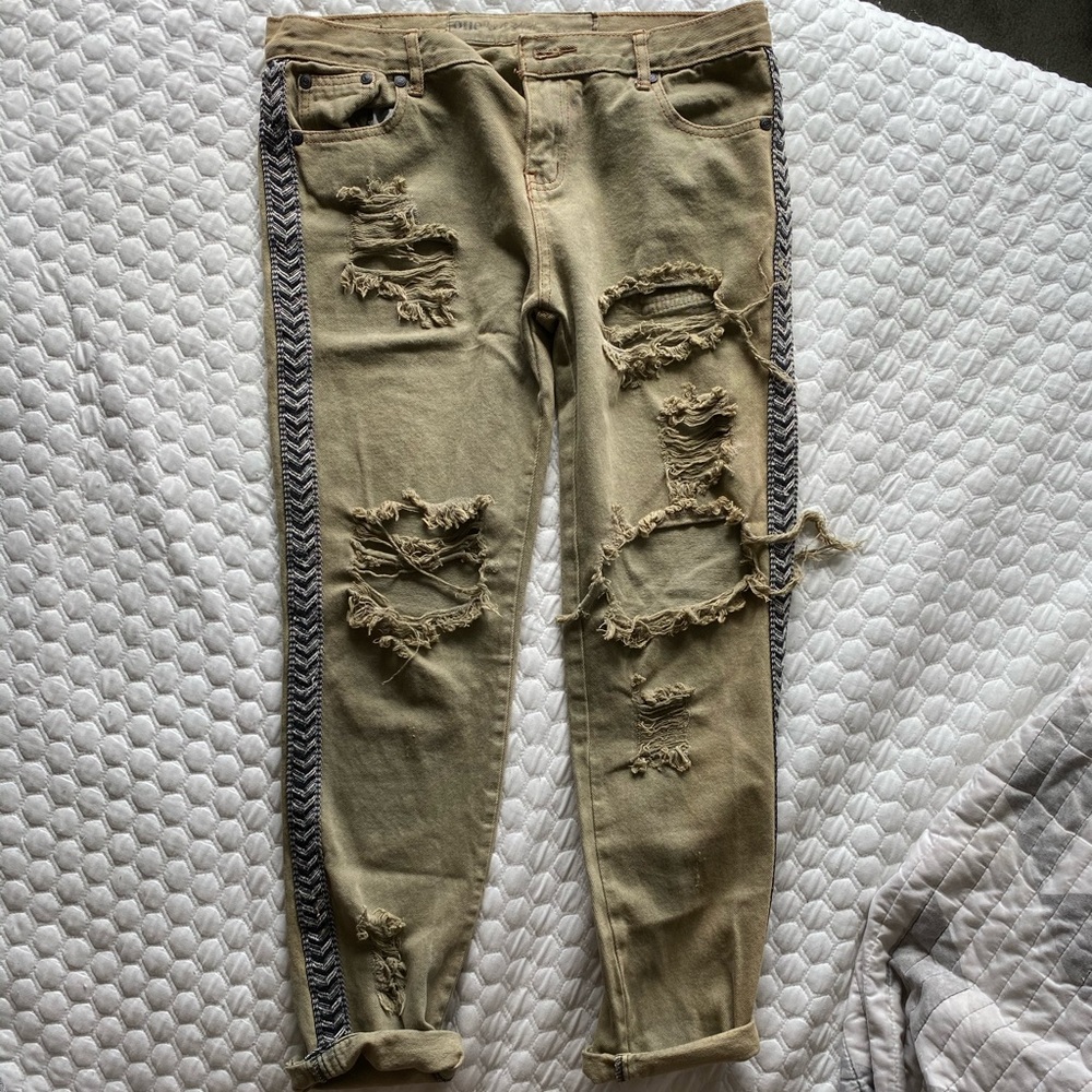 One Teaspoon Sand baggy Boyfriend Jeans